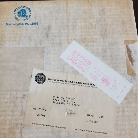 Norman Rockwell Christmas Plate 1974 “Scotty Gets His Tree “ Vintage ~ Pre-Owned - Picture 9 of 10